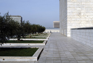 Adalberto Libera terrazza del palazzo delle esposizioni