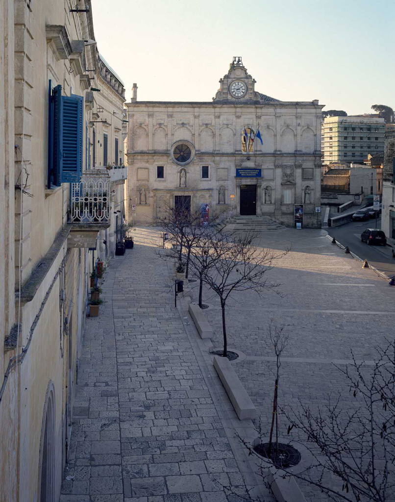 piazza Ridola Matera arch. Mauro Saito